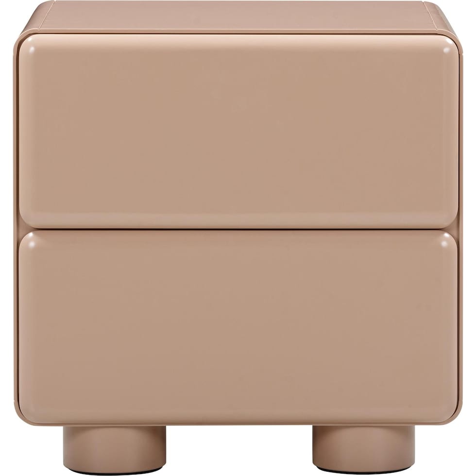 tischa light brown nightstand   
