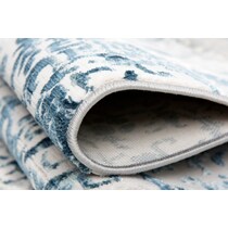 titanium blue area rug  x    