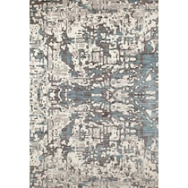 titanium multicolor area rug  x    