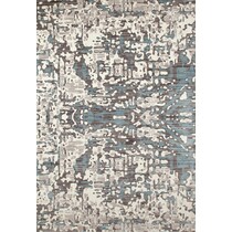 titanium multicolor area rug  x    