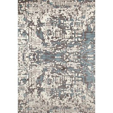 Titanium Area Rug - Cream
