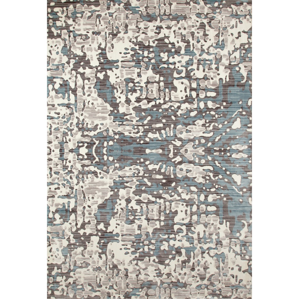 titanium multicolor area rug  x    