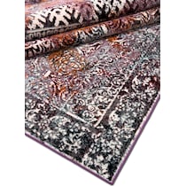 titanium multicolor area rug  x    