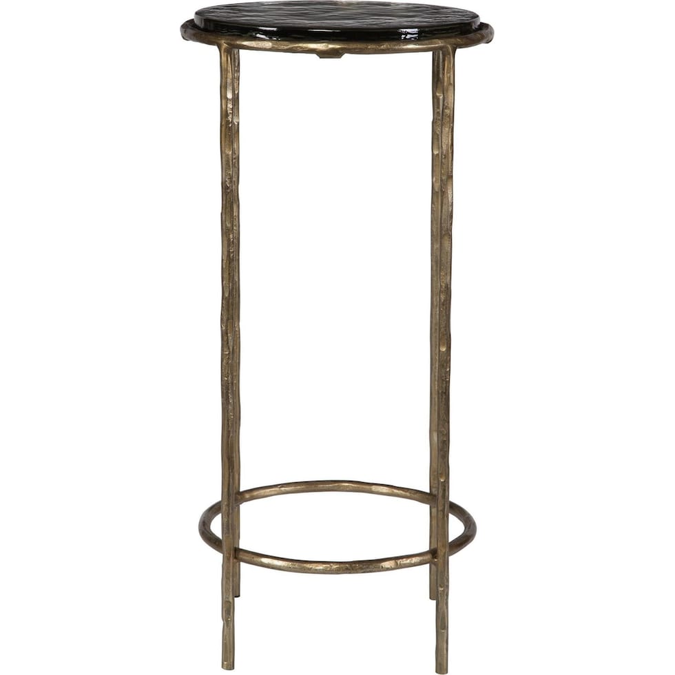 tomcat gold accent table   
