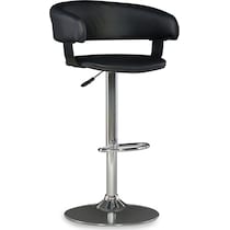 tonina black bar stool   