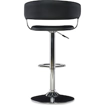 tonina black bar stool   