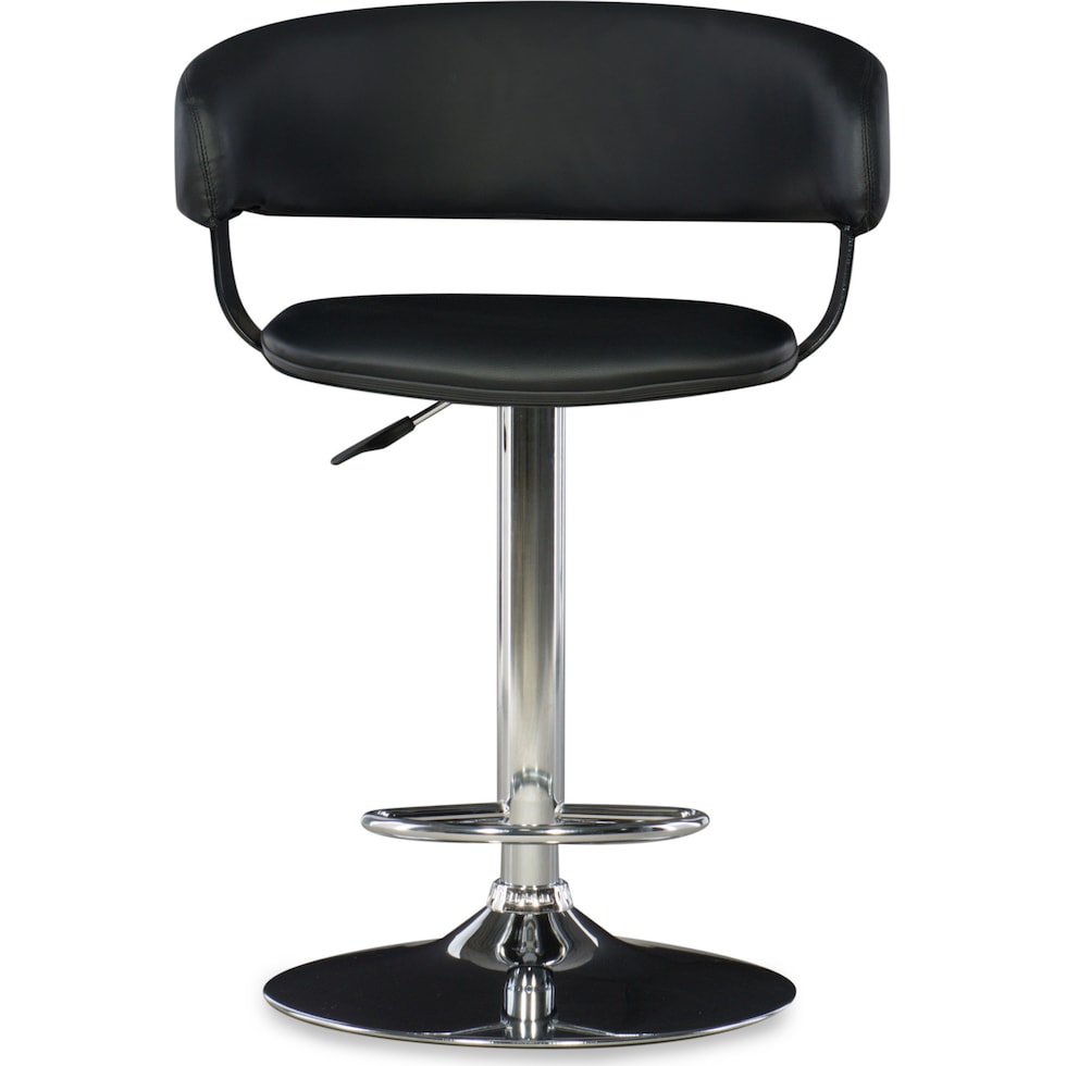 tonina black bar stool   