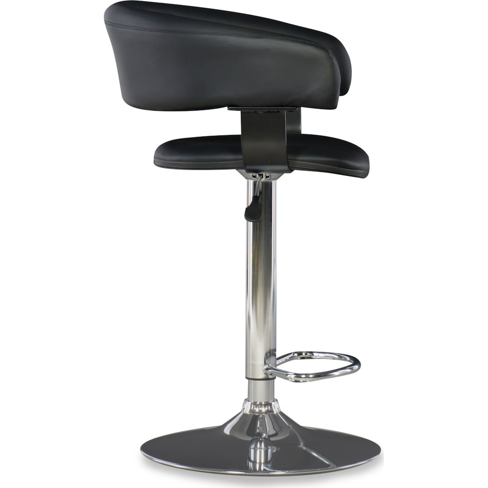 tonina black bar stool   