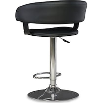 tonina black bar stool   