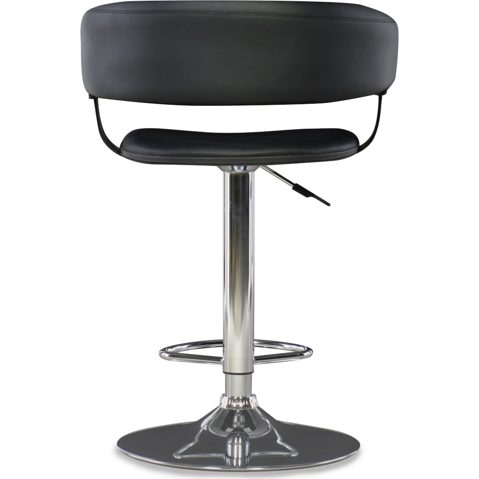 tonina black bar stool   