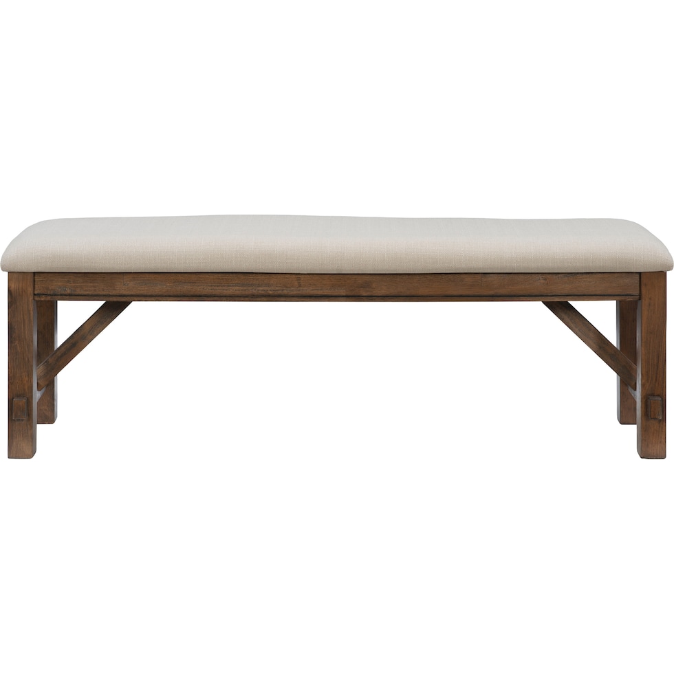 tonja dark brown bench   