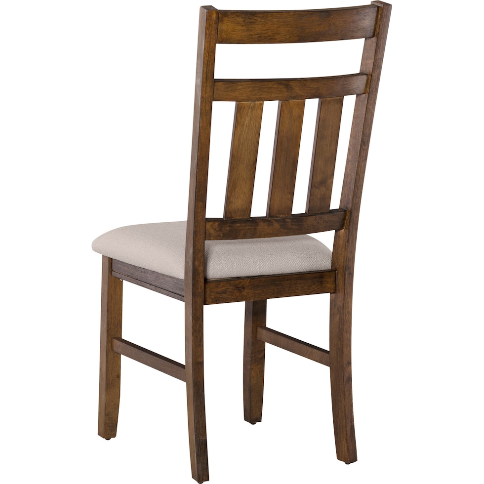 tonja dark brown dining chair   