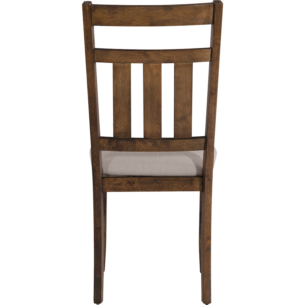 tonja dark brown dining chair   