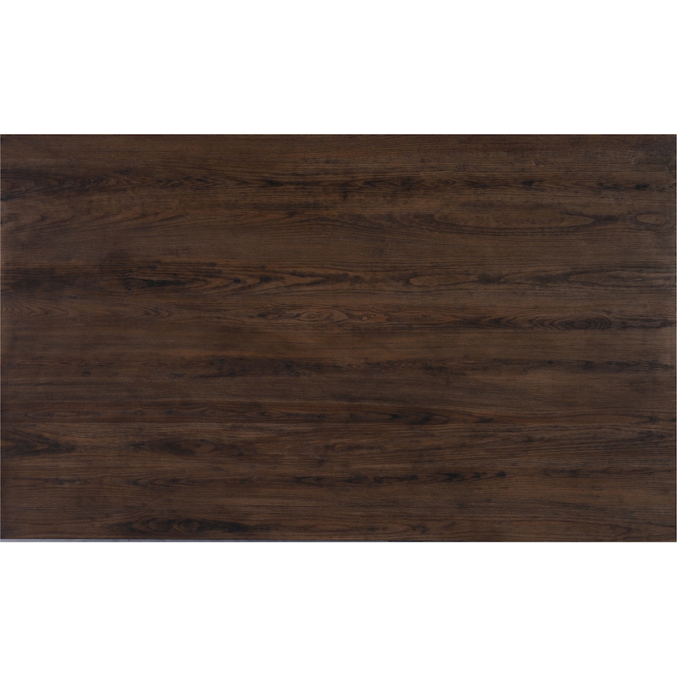 tonja dark brown dining table   