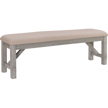 Tonja Dining Bench - Gray