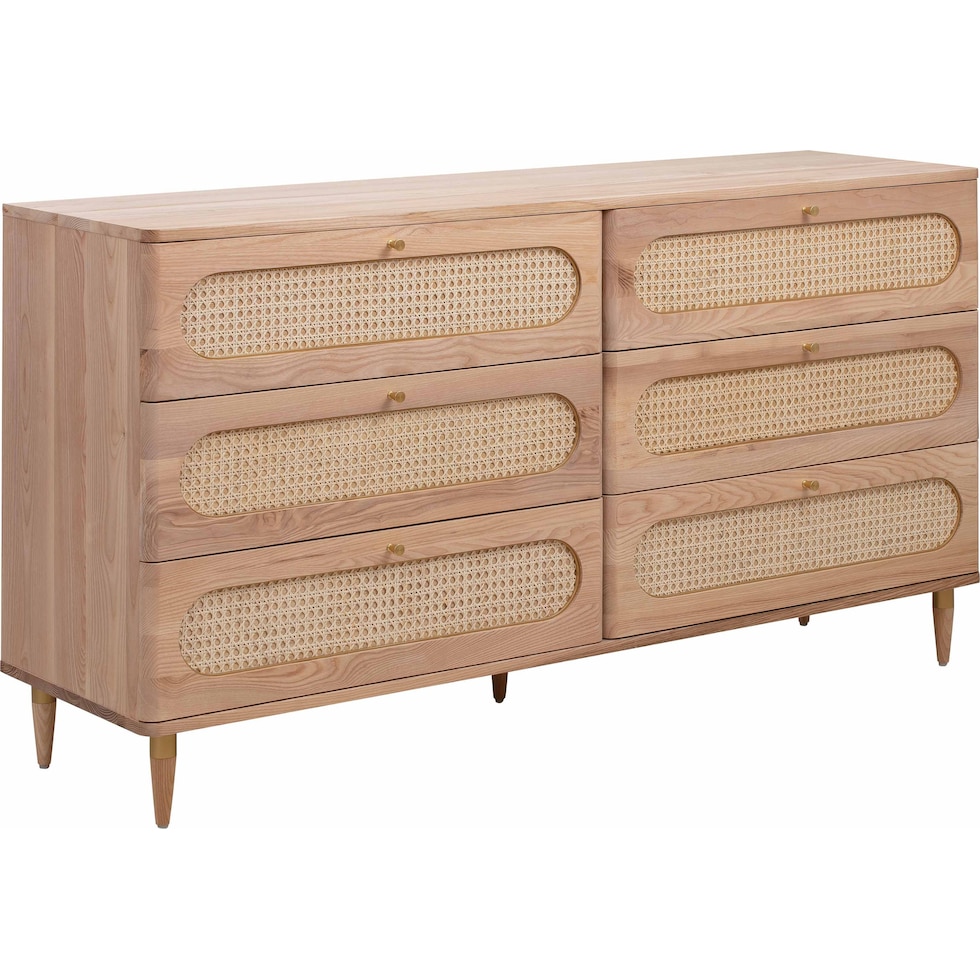 tonna light brown dresser   