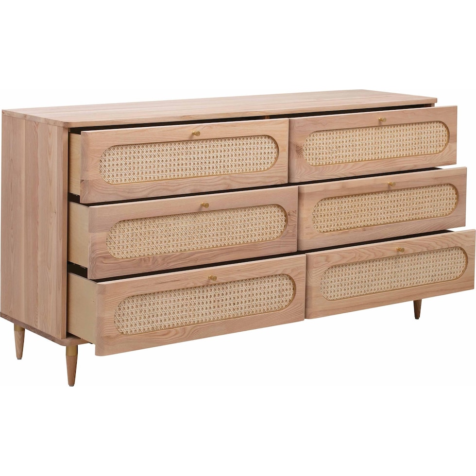 tonna light brown dresser   