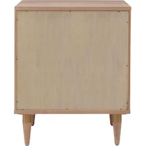 tonna light brown nightstand   