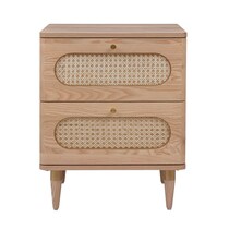 tonna light brown nightstand   