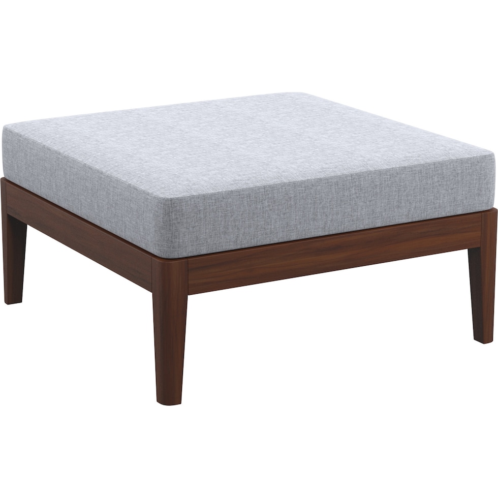 topsail dark brown ottoman   