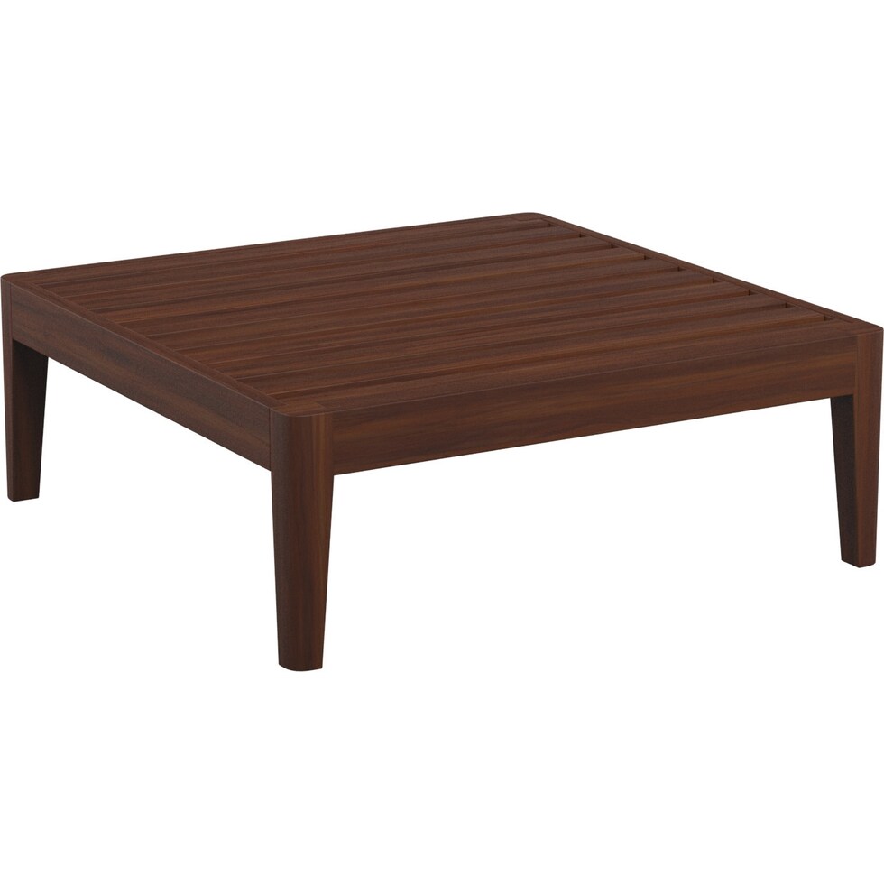 topsail dark brown ottoman   