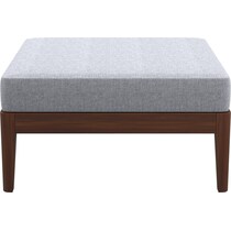 topsail dark brown ottoman   