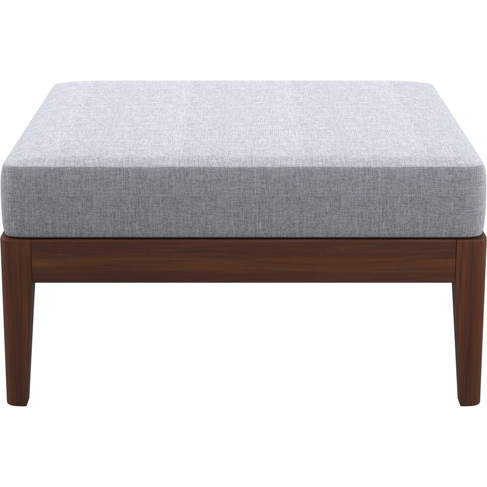 topsail dark brown ottoman   
