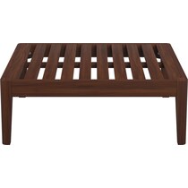 topsail dark brown ottoman   