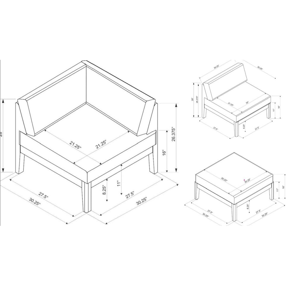 topsail dimension schematic   