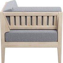topsail light brown corner chair   
