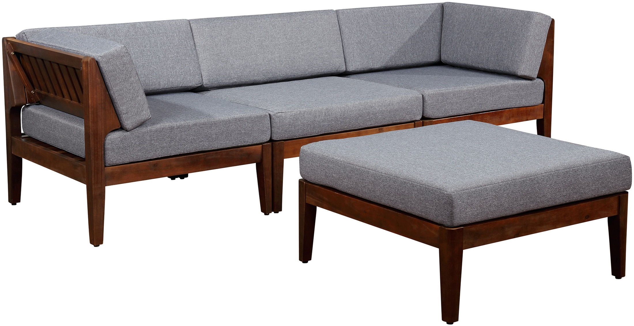 Topsail 3Piece Outdoor Sofa and Ottoman Set American Signature Furniture