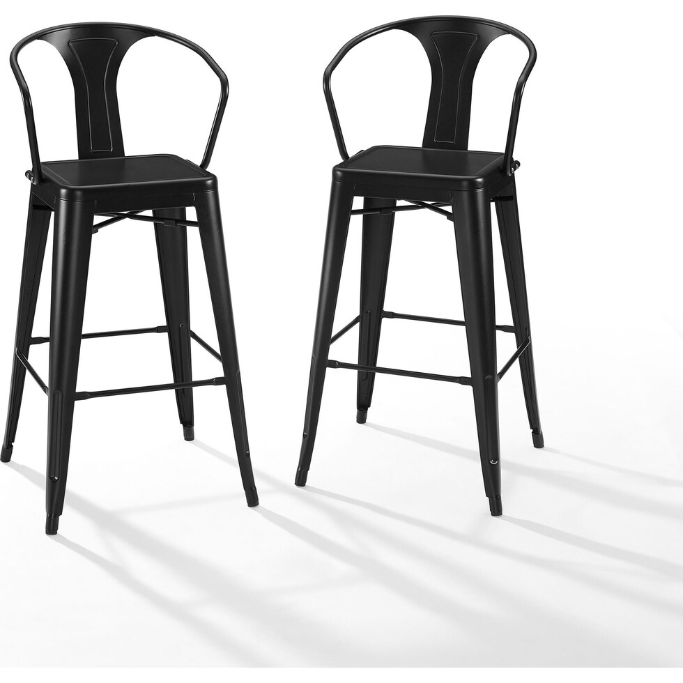 tori black  pack bar stools   