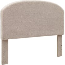 torino light brown full queen headboard   