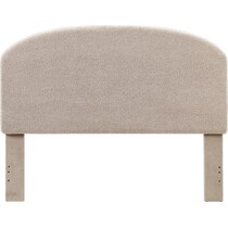 torino light brown full queen headboard   