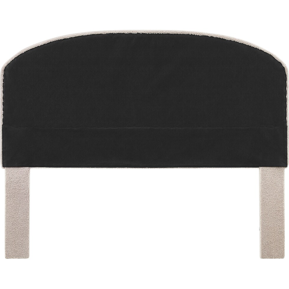 torino light brown full queen headboard   