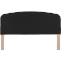 torino light brown king headboard   