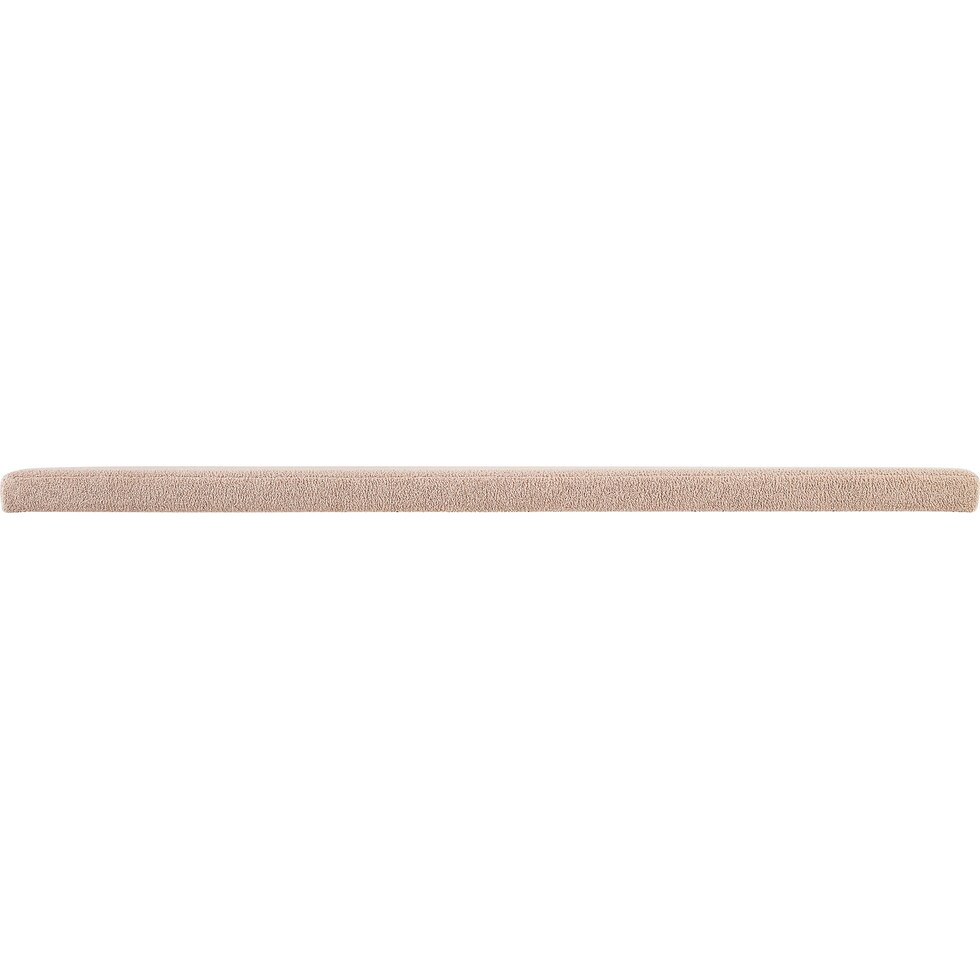 torino light brown king headboard   