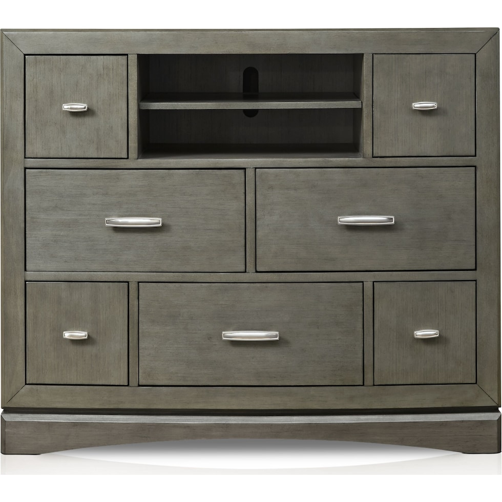 toronto gray media chest   