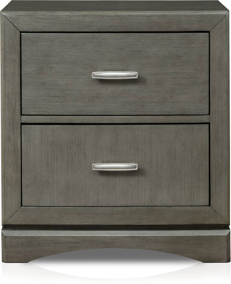 Toronto Nightstand Gray American Signature Furniture