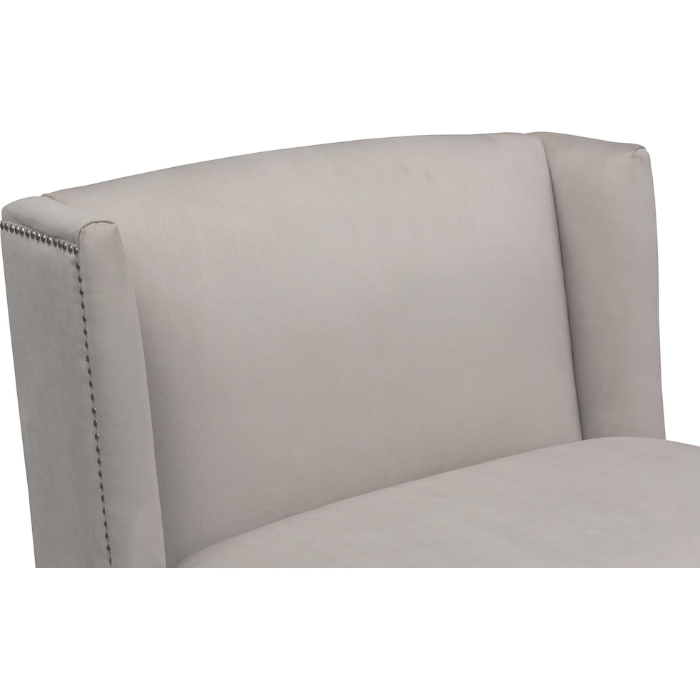 torrance gray accent chair   