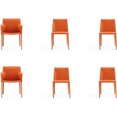 Torres 4 Dining Chairs and 2 Arm Chairs