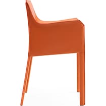 torres orange dining chair   