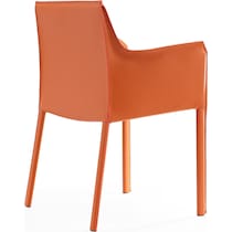 torres orange dining chair   