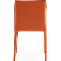 torres orange dining chair   