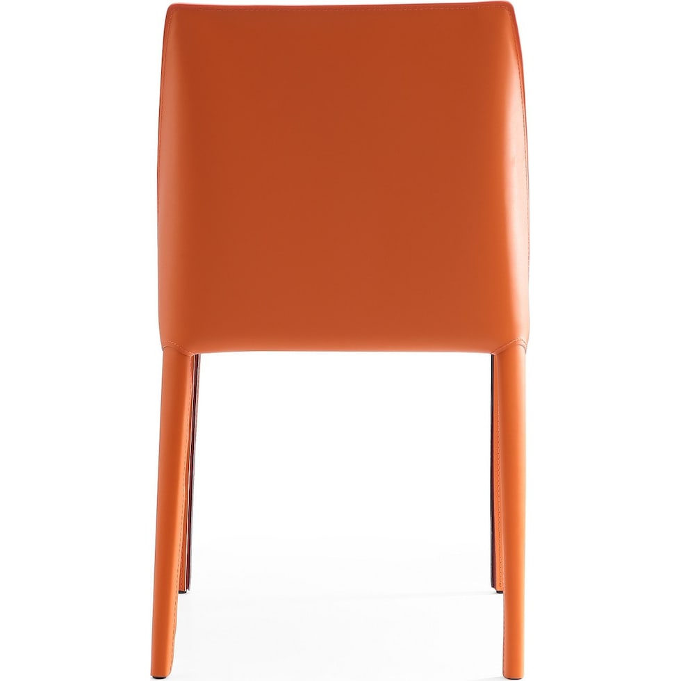 torres orange dining chair   