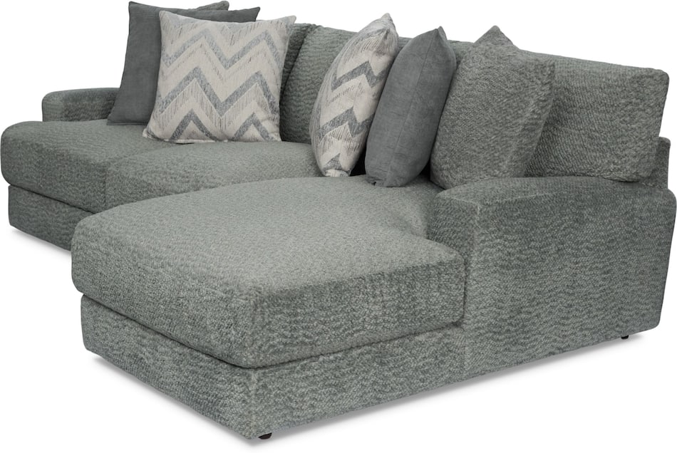 Torrey 2Piece Sectional with RightFacing Chaise Ash American