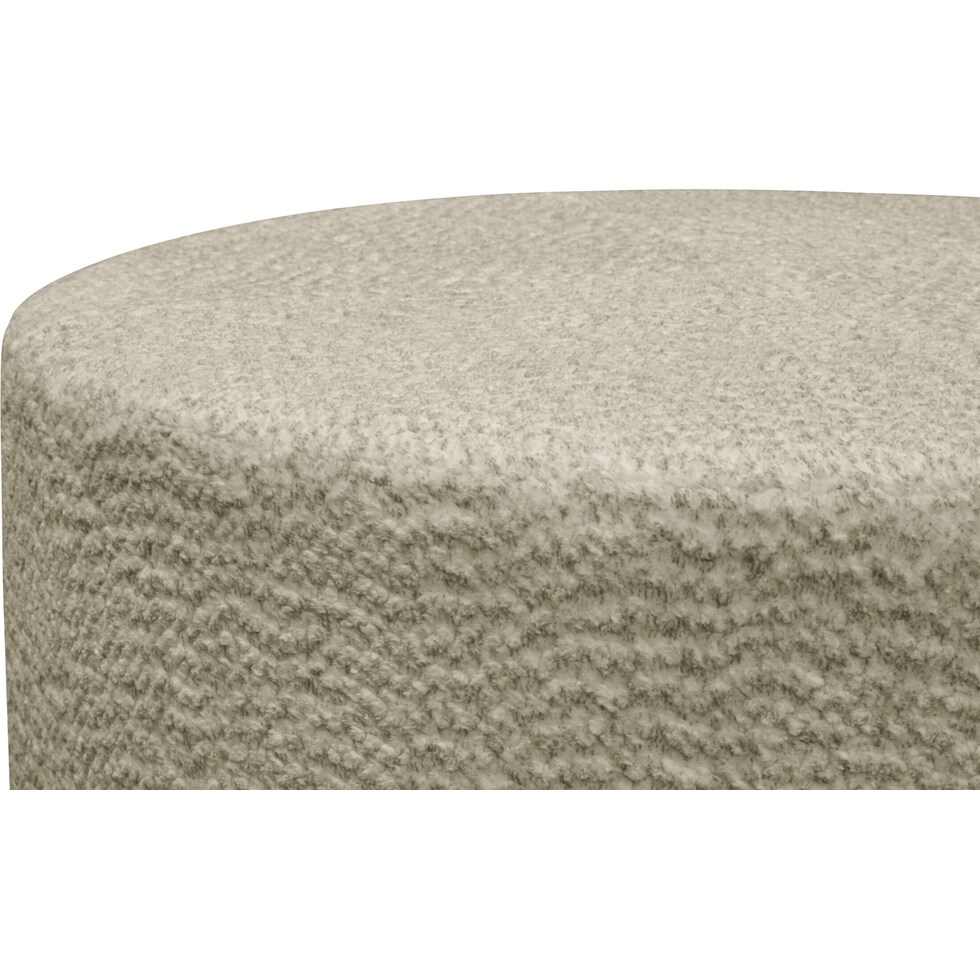 torrey white ottoman   