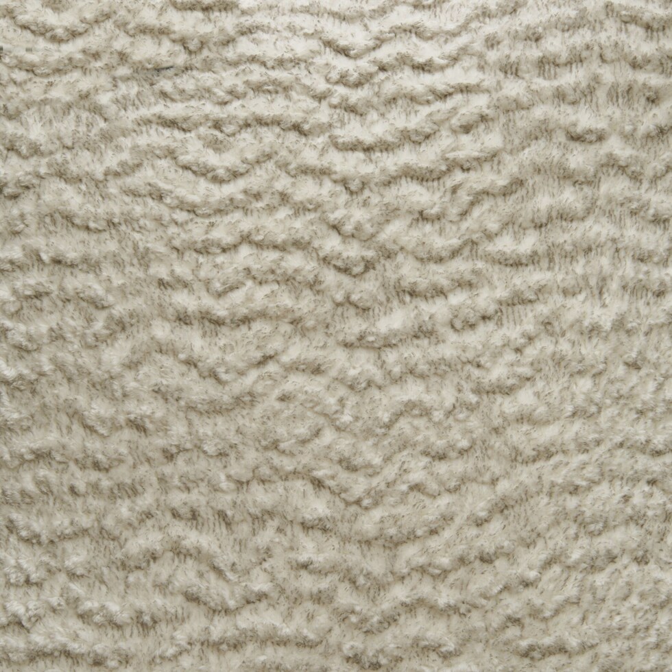 torrey white ottoman   