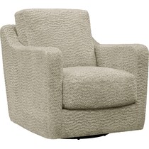 torrey white swivel chair   