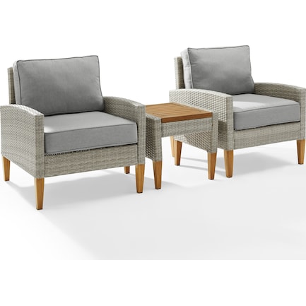 Totten Key 3-Piece Outdoor Chair Set
